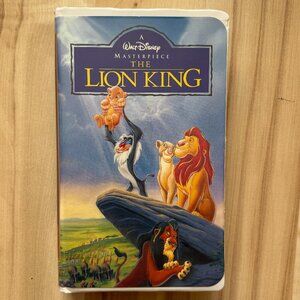 Lion King VHS Tape